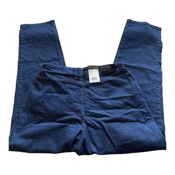 Lee side elastic at the waist women’s Size 16 Medium Blue Jeans - Picture 8 of 9